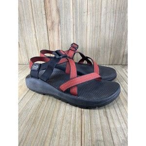 Chaco USA Made Classic Vibram Women's Size 9 Red Fabric Slingback Sandals